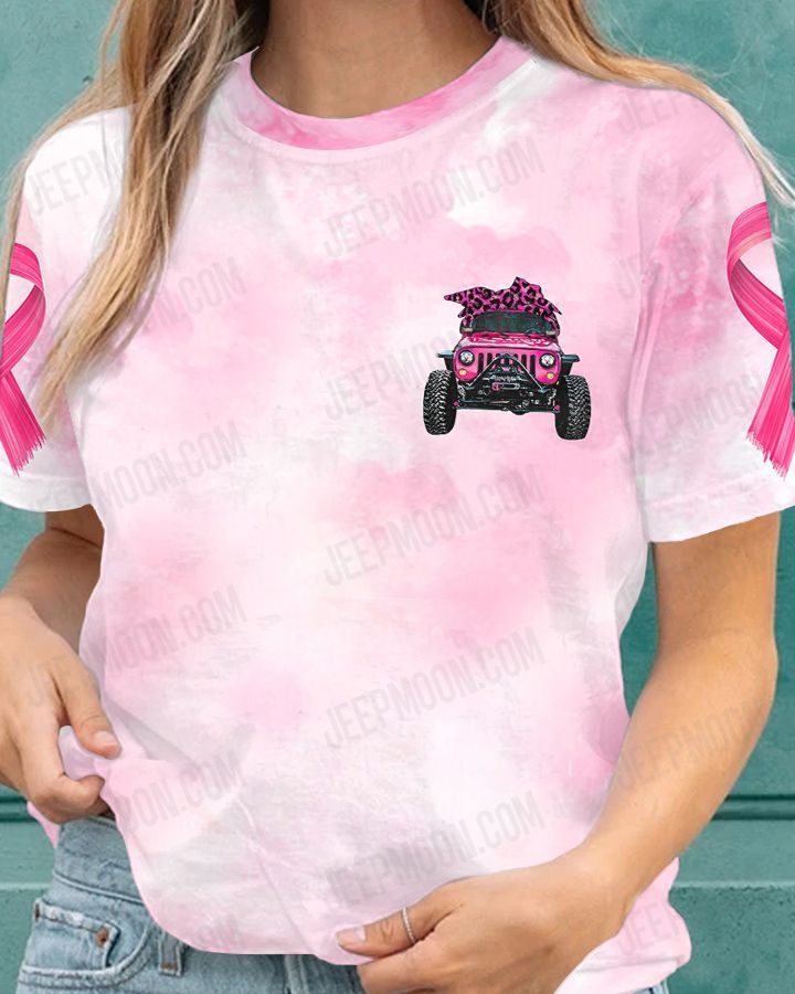 Breast Cancer Jeep T-shirt We Wear Pink Every Month