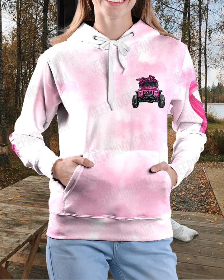 Breast Cancer Jeep Hoodie We Wear Pink Every Month