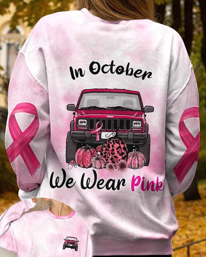 Jeep Cherokee XJ Breast Cancer T-Shirt SweatShirt