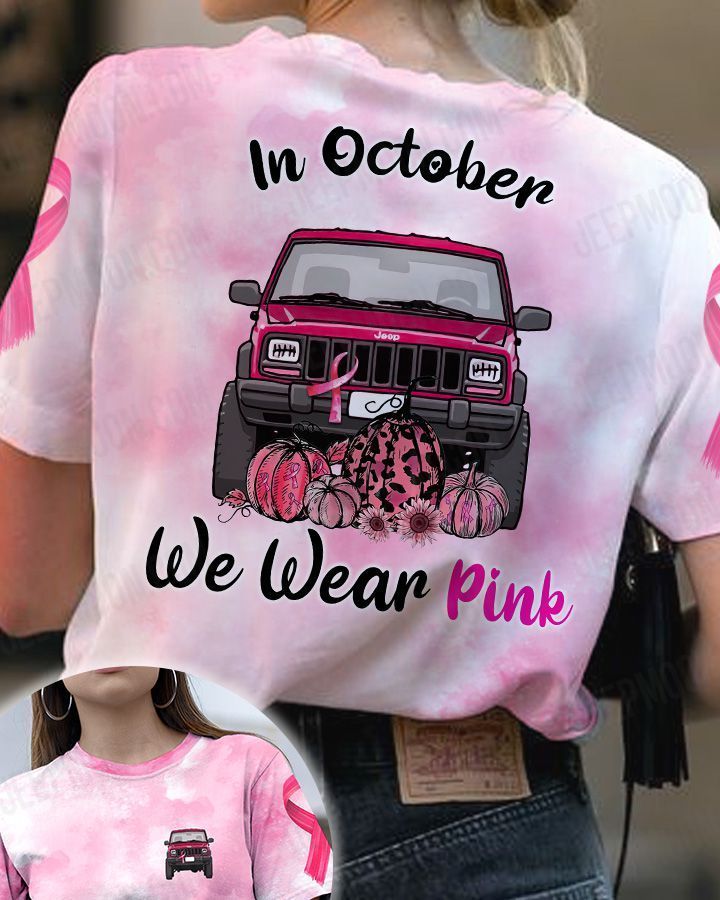 Jeep Cherokee XJ Breast Cancer T-Shirt SweatShirt