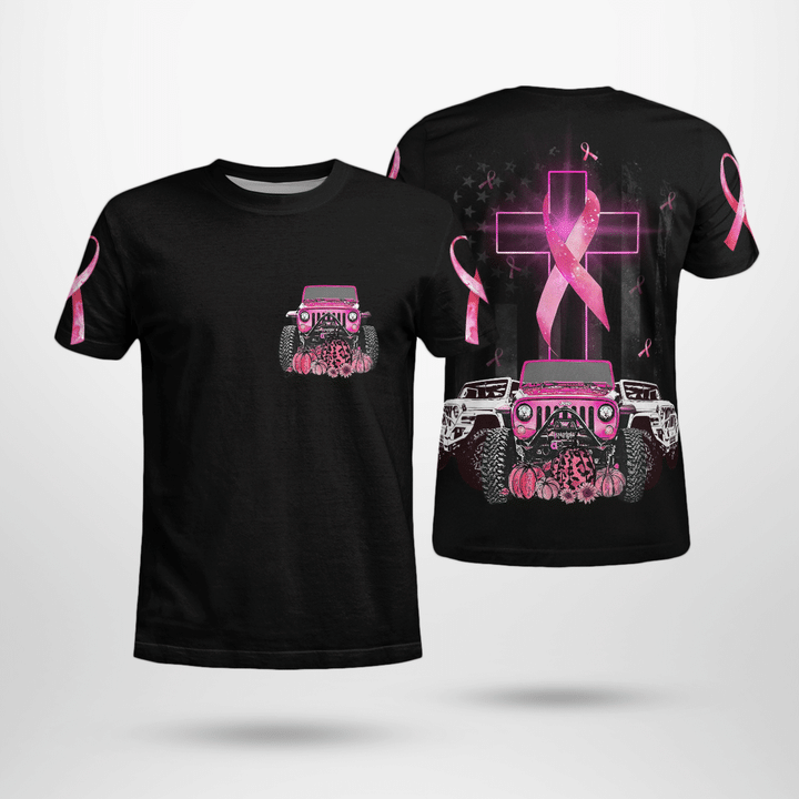 Jeep Faith Breast Cancer T-shirt