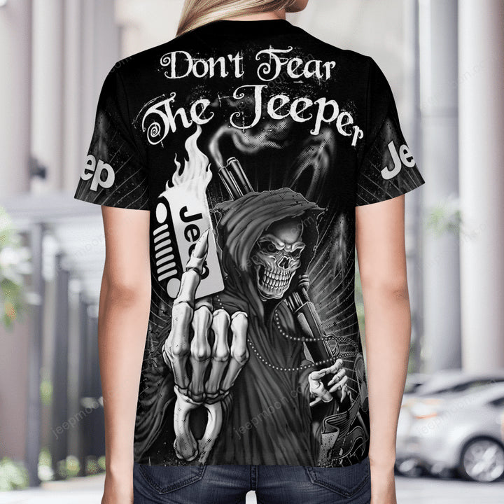 Don't Fear The Jeeper Hoodie Black