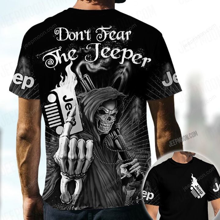 Don't Fear The Jeeper Hoodie Black