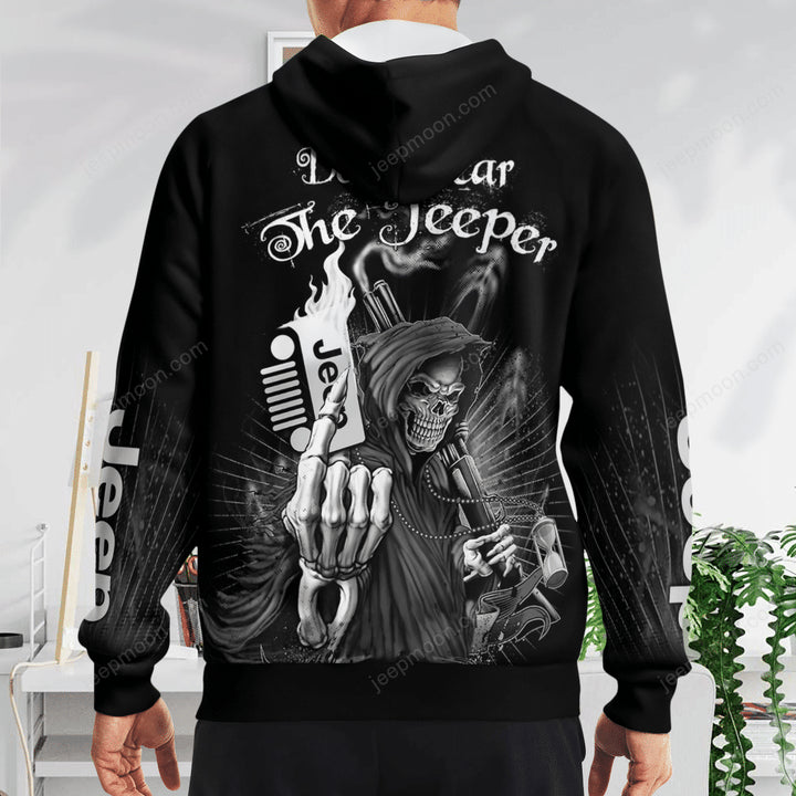 Don't Fear The Jeeper Hoodie Black