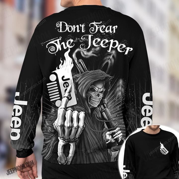 Don't Fear The Jeeper Hoodie Black