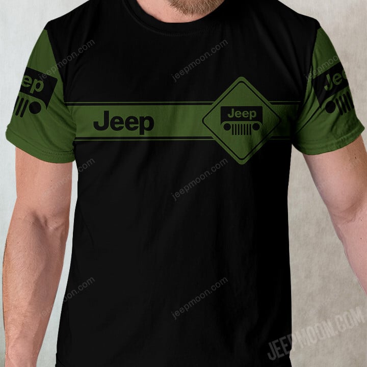 Jeep Skull Reaper T-shirt Green Black