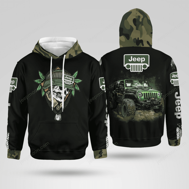 Jeep Skull Camo Hoodie