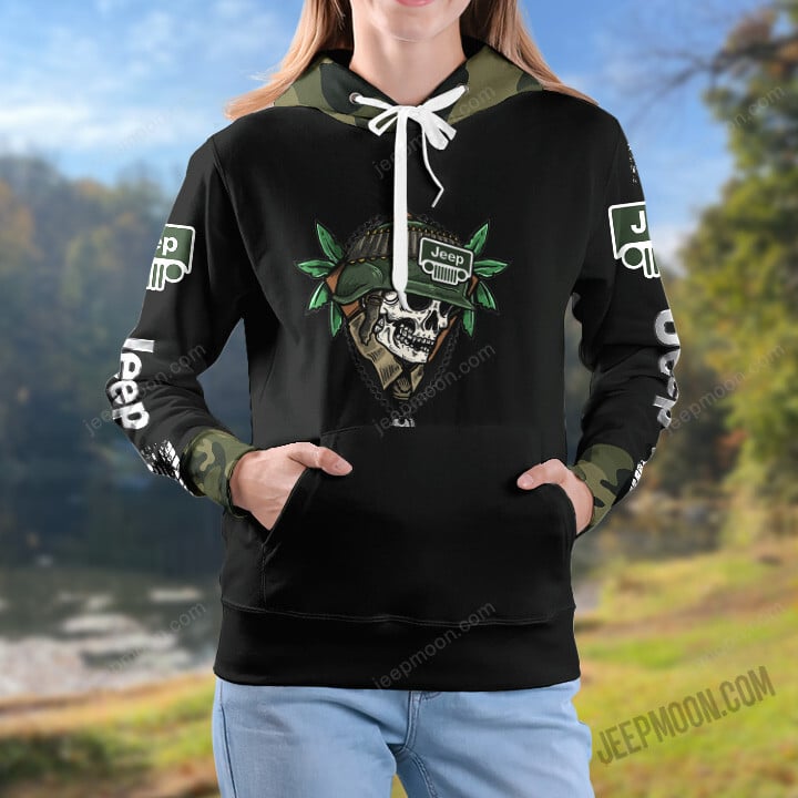 Jeep Skull Camo Hoodie