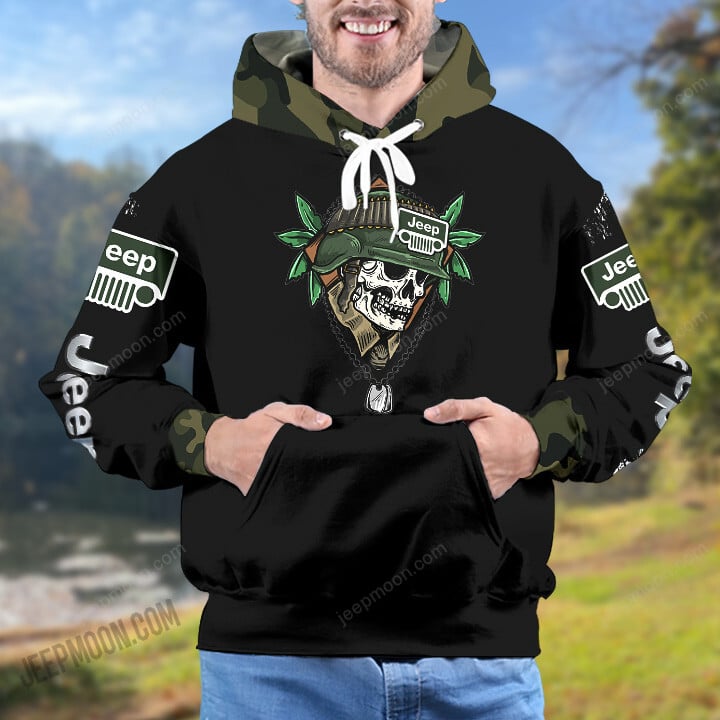 Jeep Skull Camo Hoodie