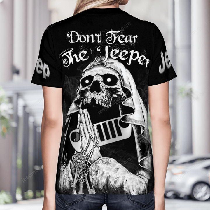 Don't Fear The Jeeper T-shirt Skull The Gosh Prayer