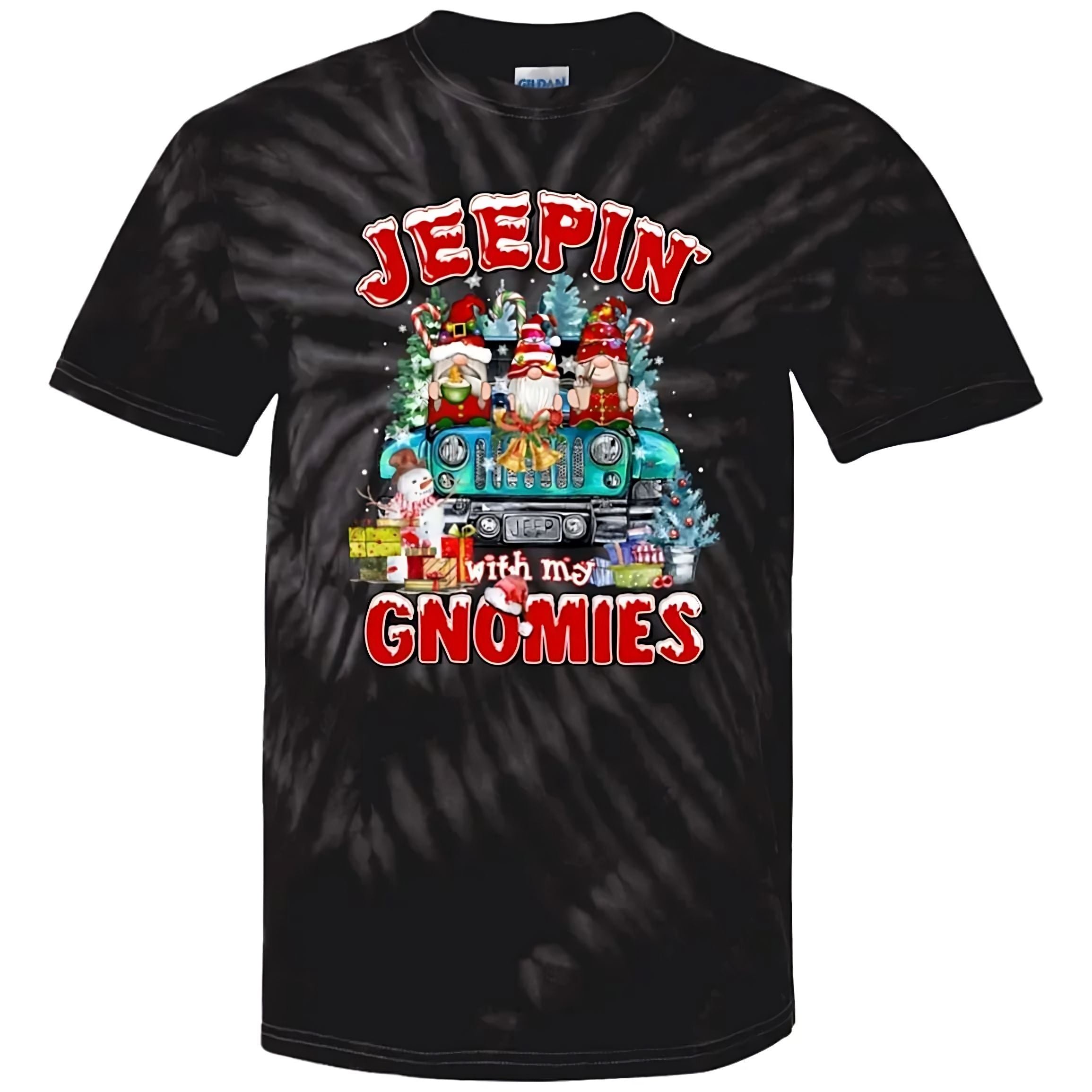 jeepin-with-my-gn-christmas-tie-dye-cotton-shirt-t-shirt