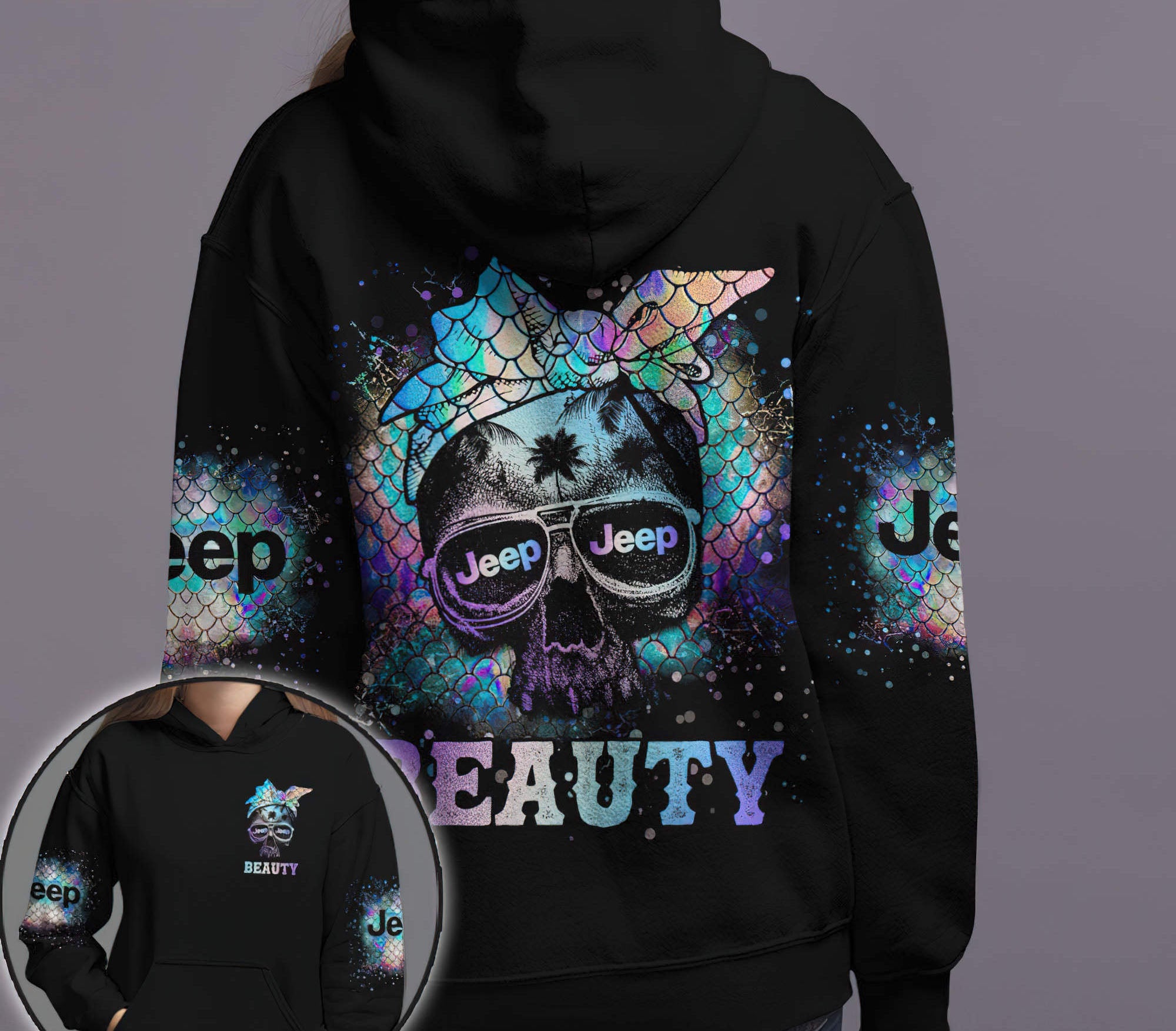 jeep-skull-beast-beauty-couple-hoodie