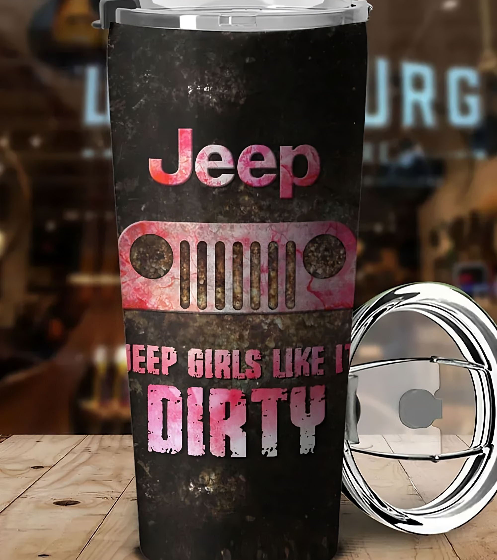 personalized-jeep-girls-like-it-dirty-tumbler