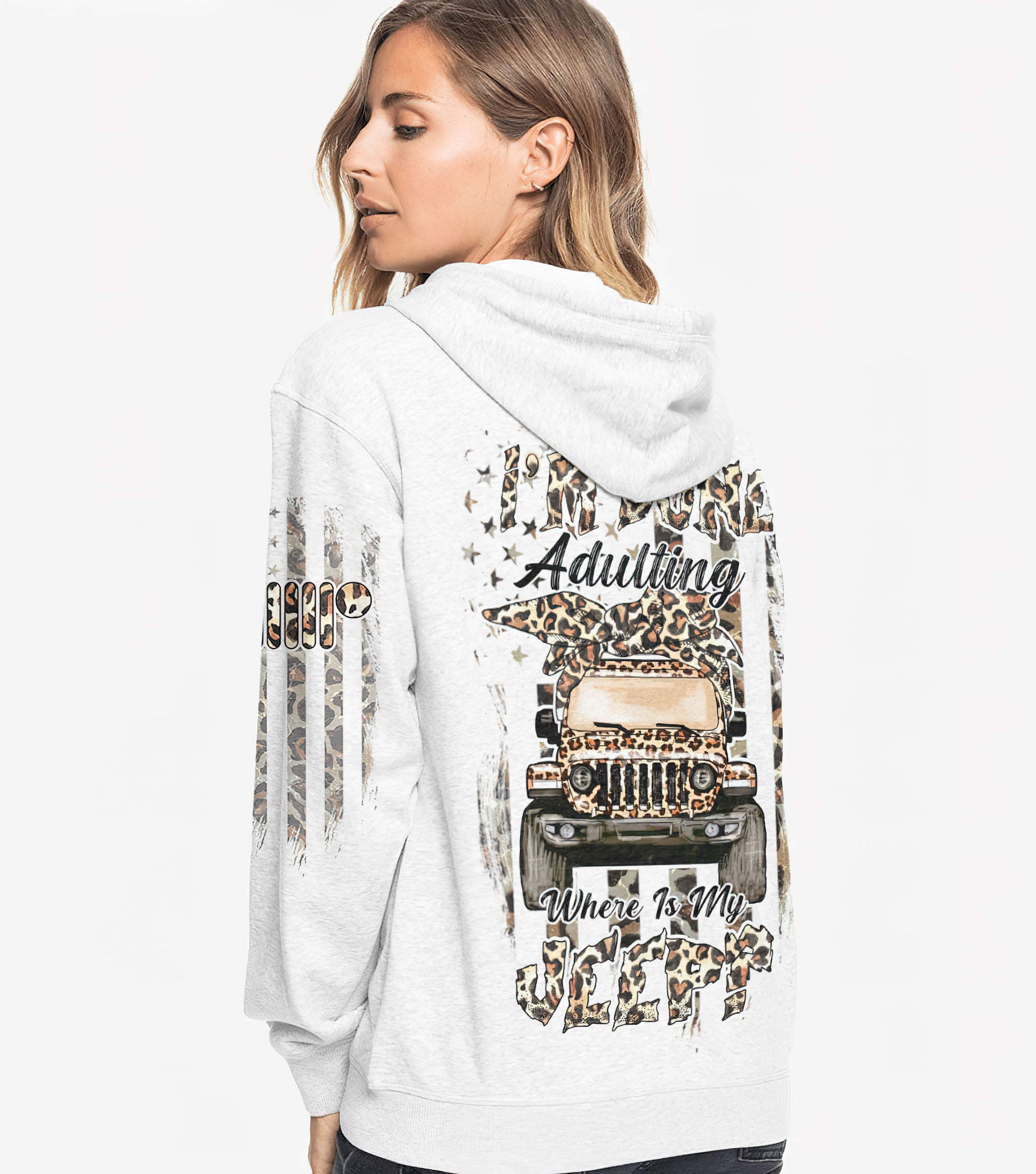 im-done-adulting-leopard-jeep-hoodie