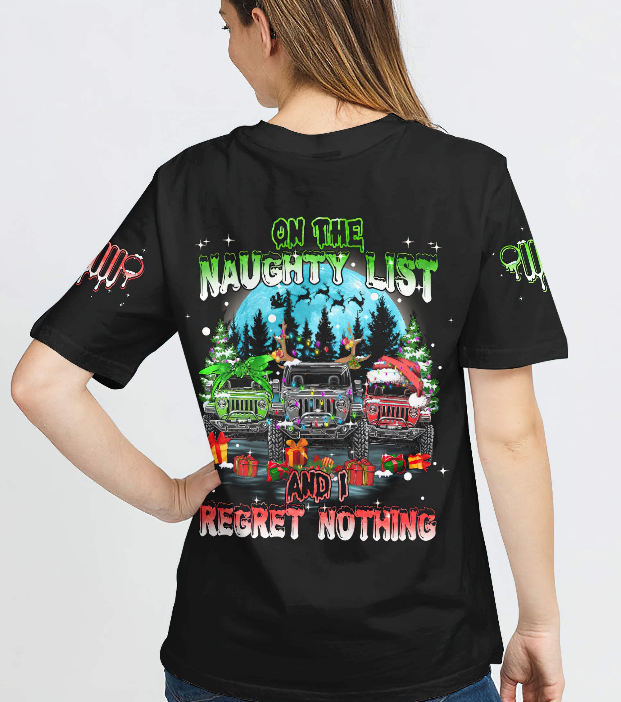 on-the-naughty-list-3-jeeps-christmas-t-shirt