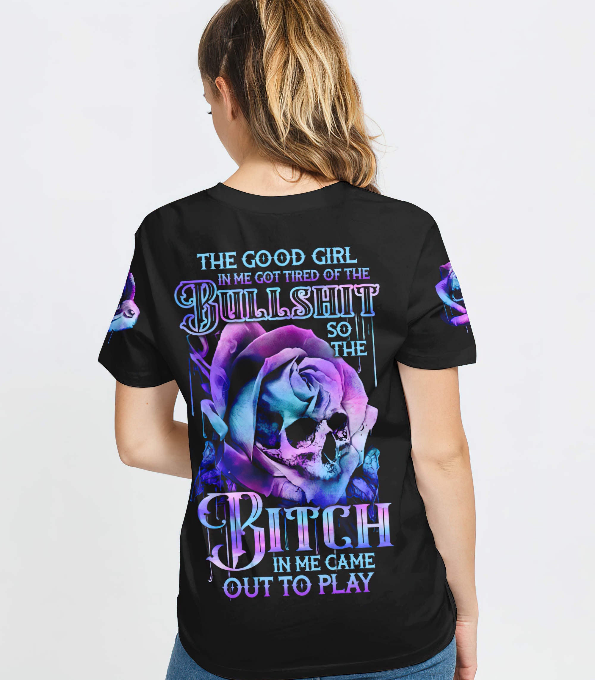 the-good-girl-in-me-melt-rose-skull-all-over-print-t-shirt