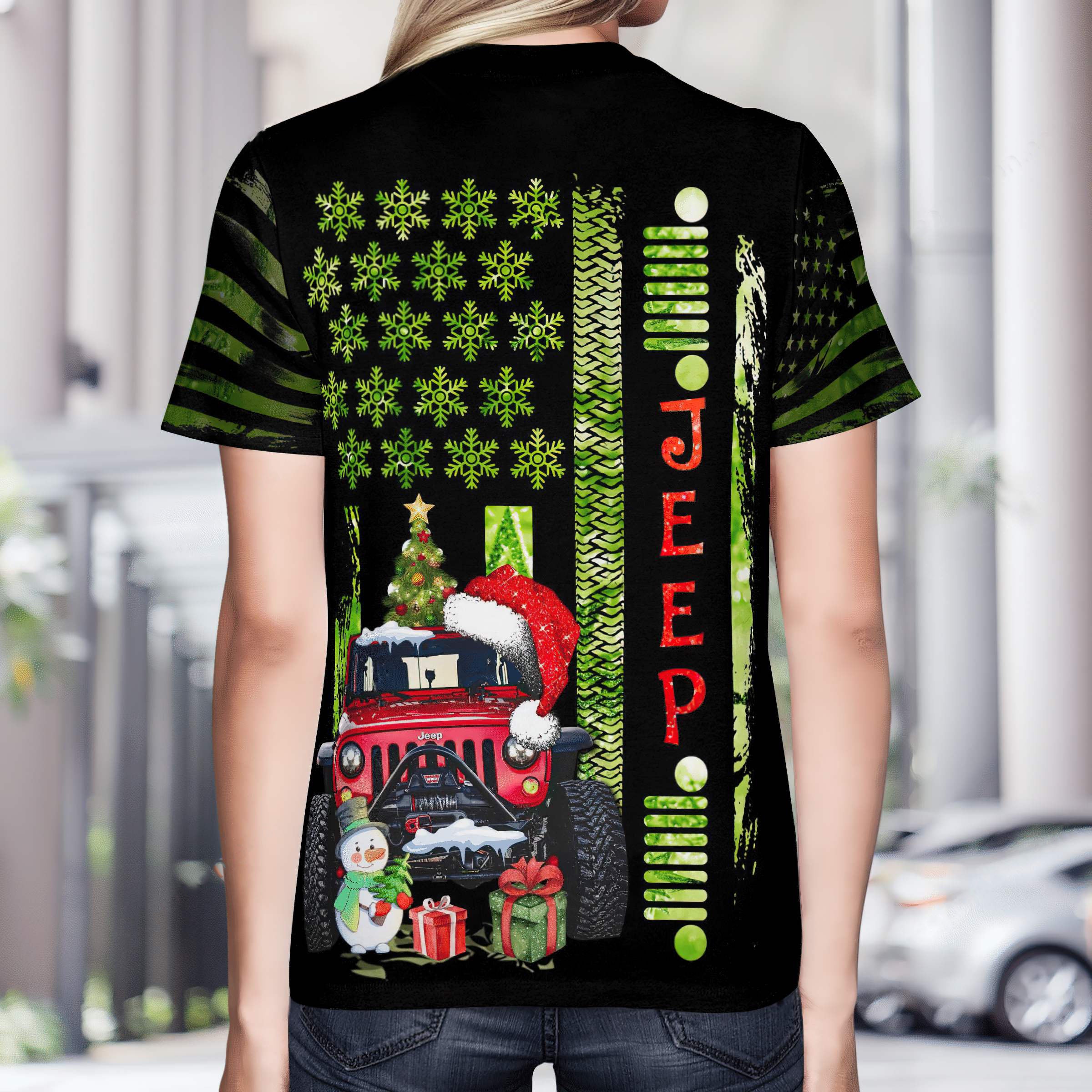 xm-background-jeep-christmas-t-shirt