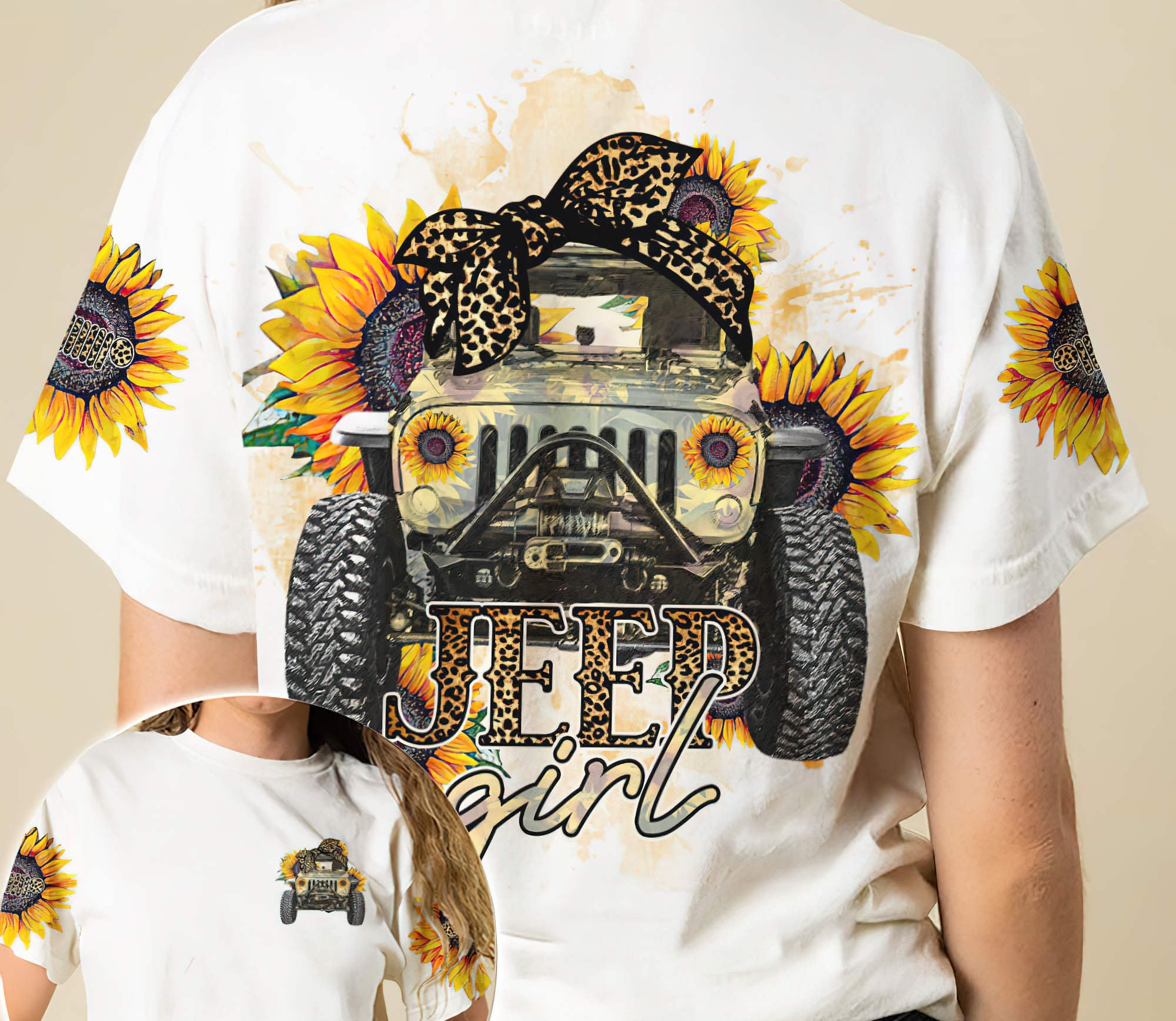 jeep-girl-sunflower-watercolor-t-shirt