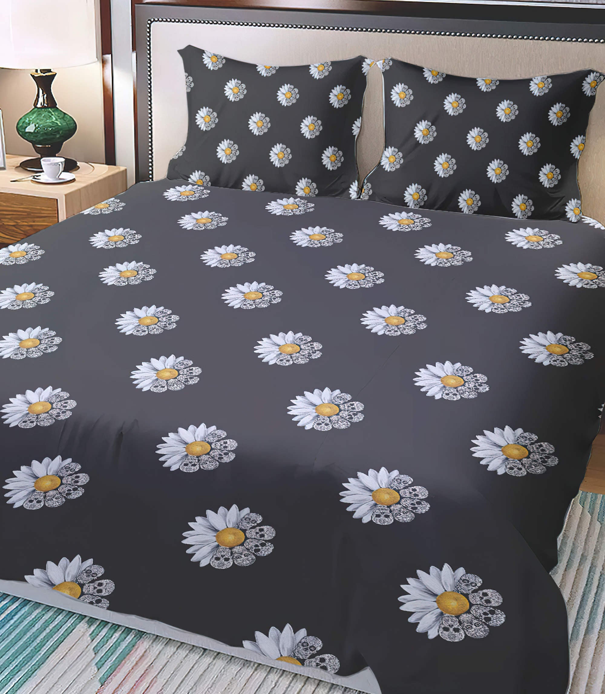 sugar-skull-daisy-bedding-set-bedding-set