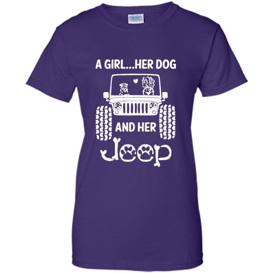 a-girl-her-dog-and-her-jeep-b-gildan-women-shirt