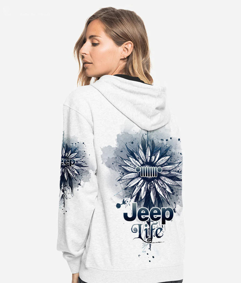 jeep-life-sunflower-sketch-hoodie