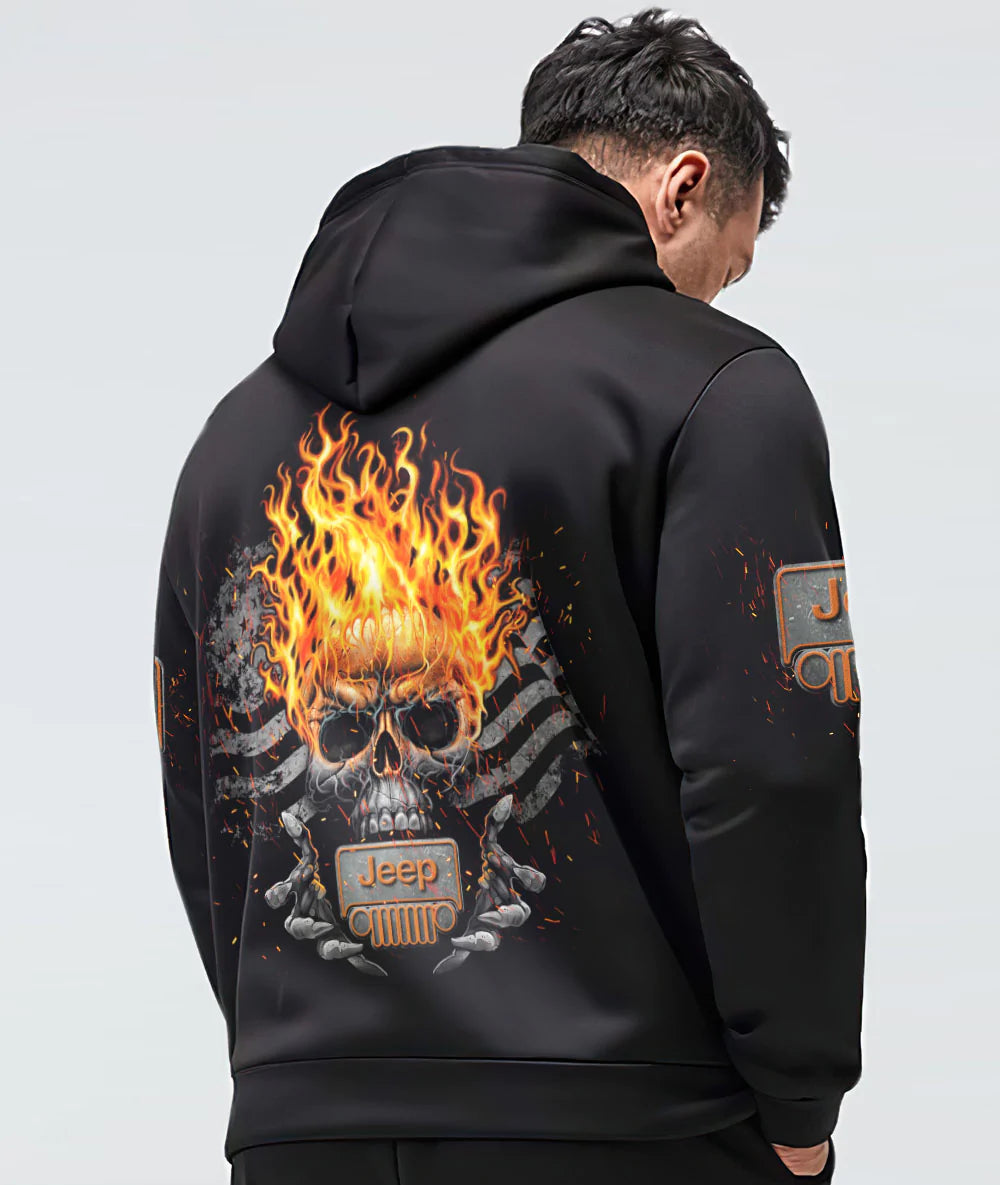 jeep-skull-flaming-hoodie