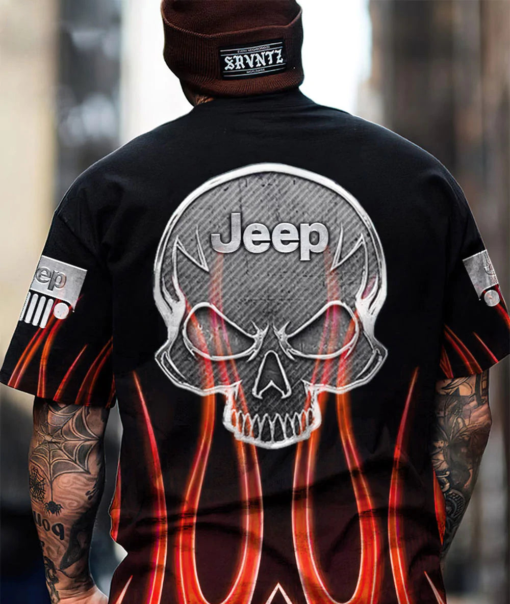 jeep-skull-fire-t-shirt