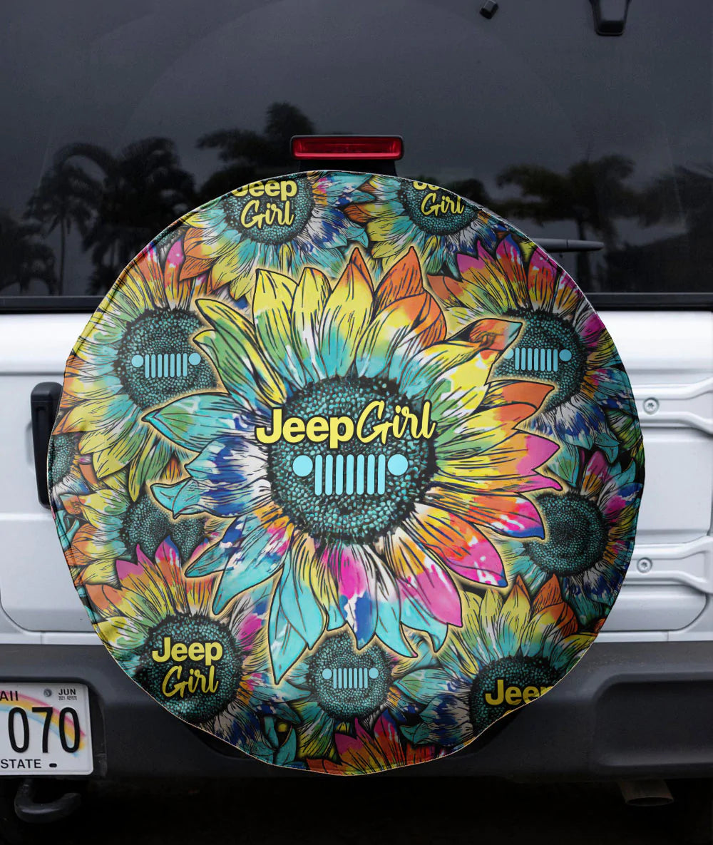 jeep-girl-tie-dye-sunflower-pattern-spare-tire-cover