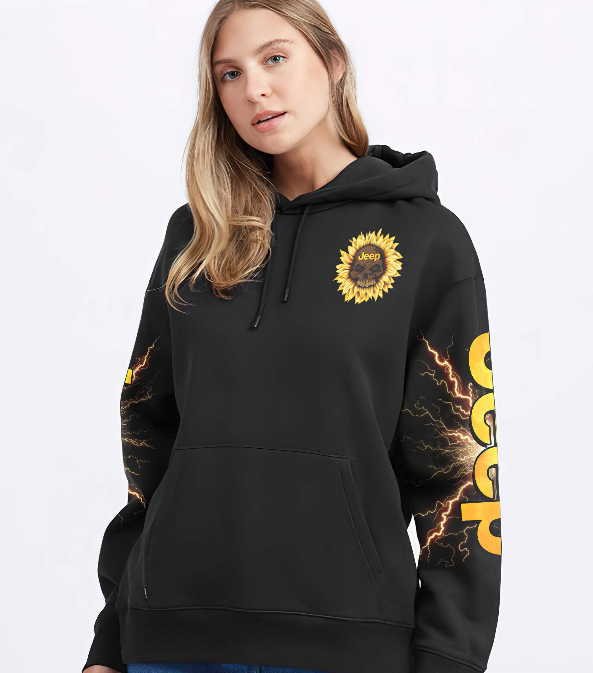 i-am-the-storm-sunflower-skull-jeep-hoodie