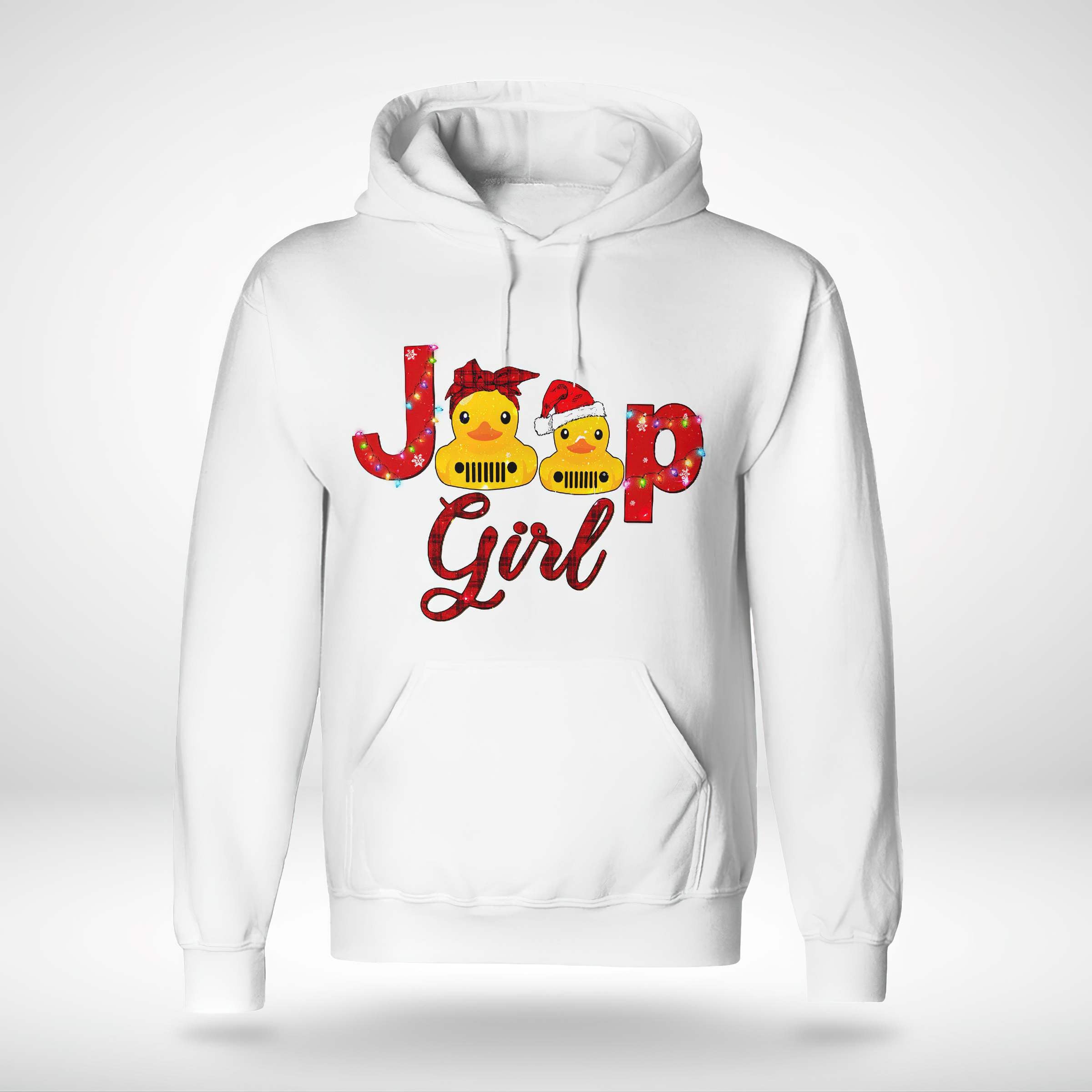 red-girl-jeep-christmas-hoodie