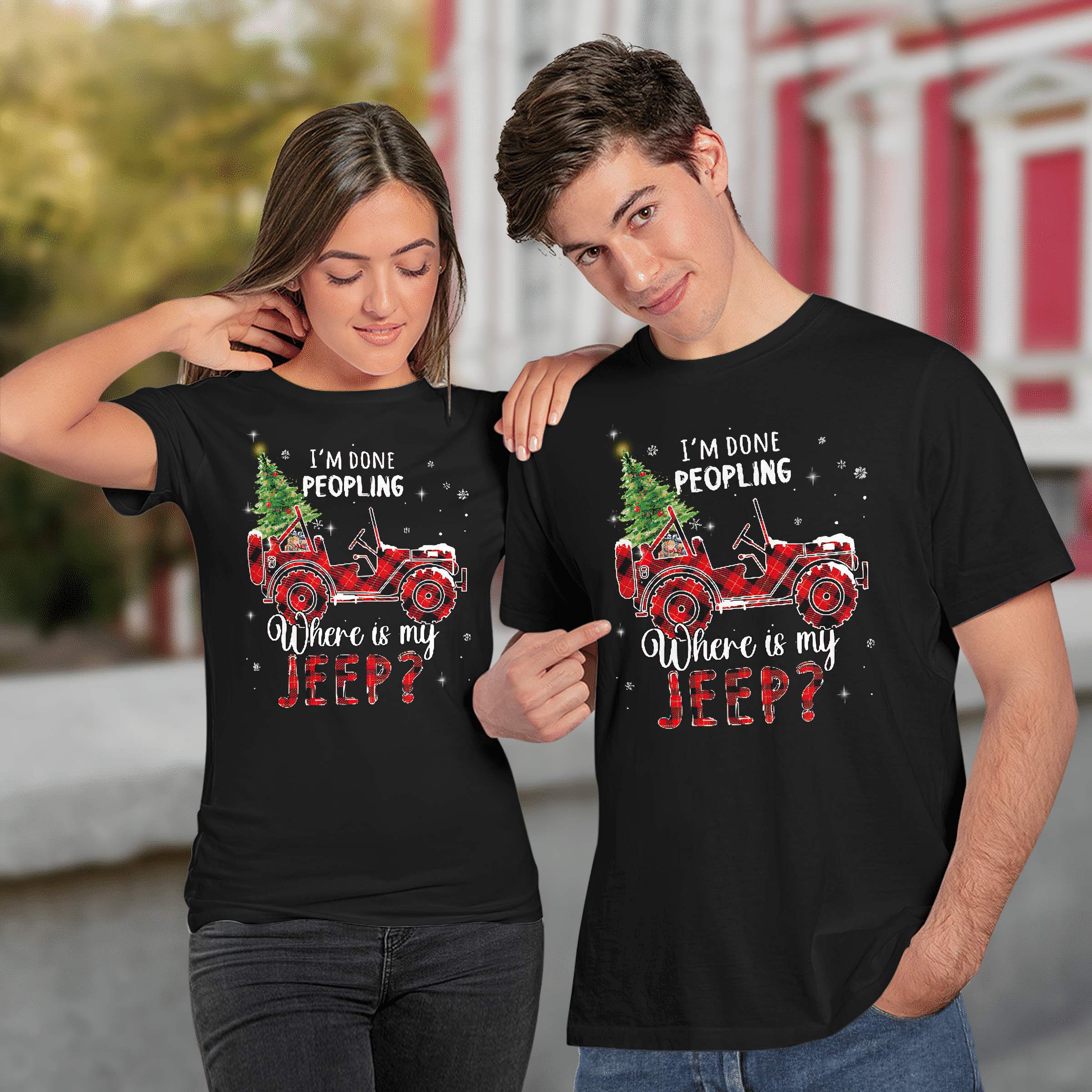 im-done-jeep-christmas-t-shirt