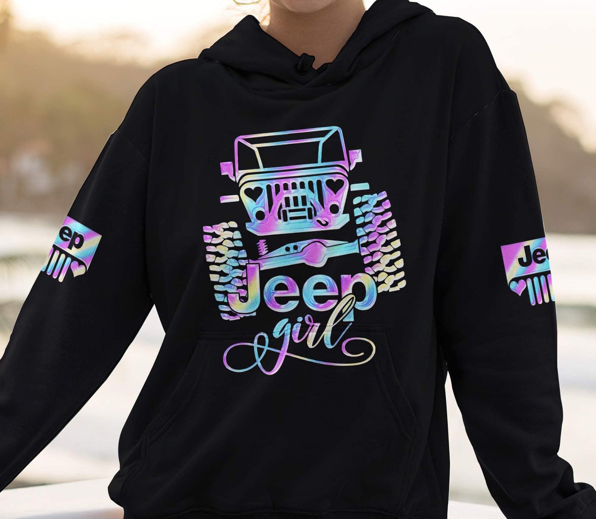 jeep-girl-holographic-effect-hoodie