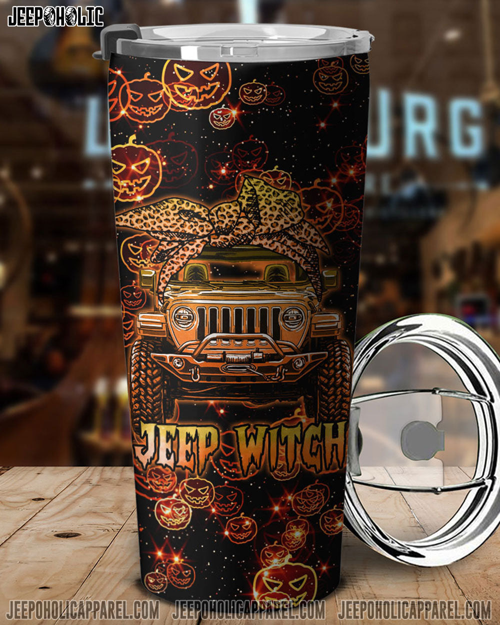 Personalized Jeep Witch Tumbler