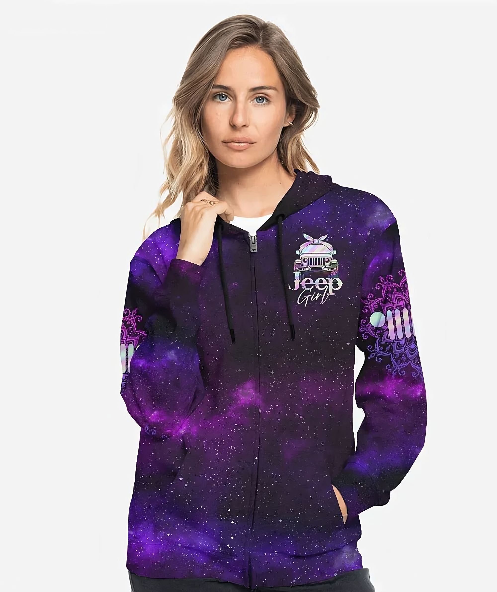 jeep-girl-mandala-purple-all-over-print-hoodie