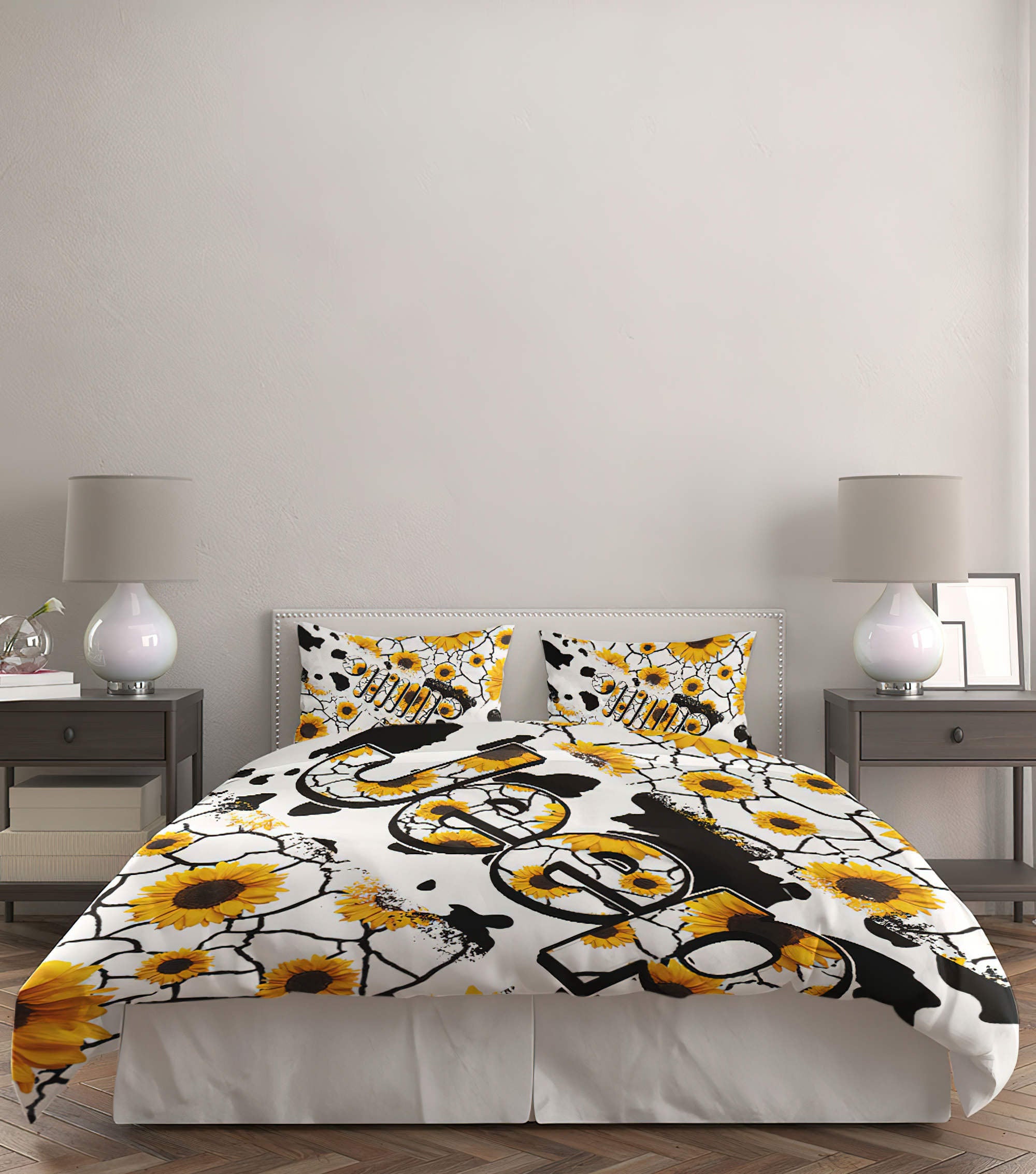 jeep-sunflower-cowhide-bedding-set