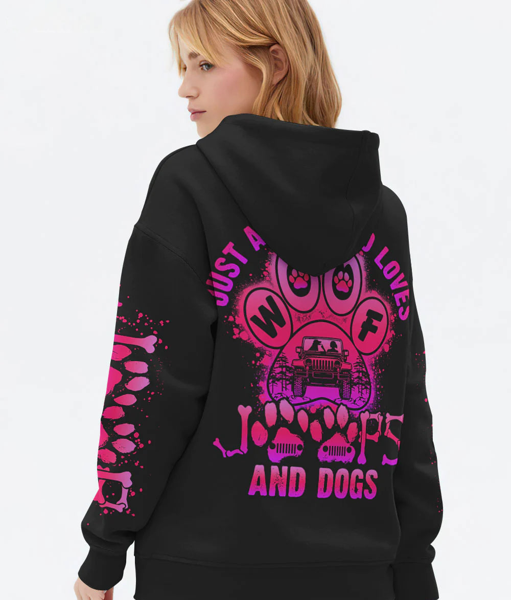 just-a-girl-who-loves-jeeps-and-dogs-pink-paw-hoodie