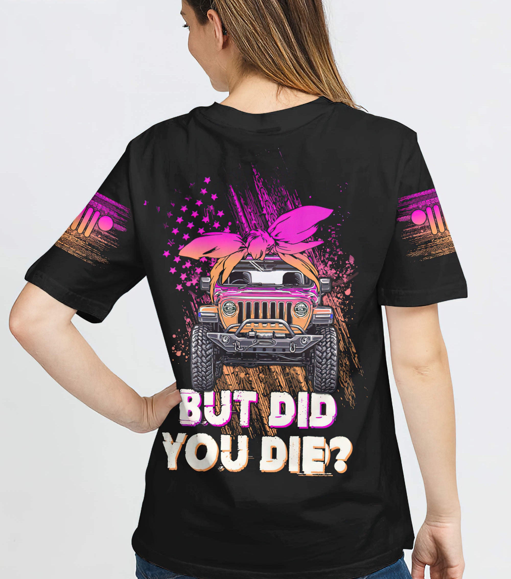 but-did-you-die-color-jeep-couple-t-shirt