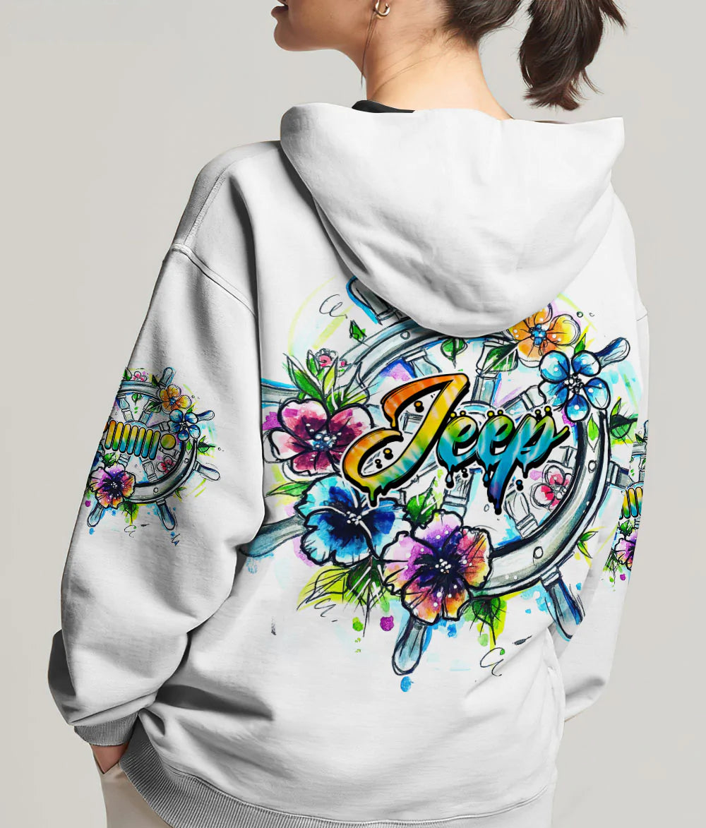 jeep-ship-wheel-flower-hoodie