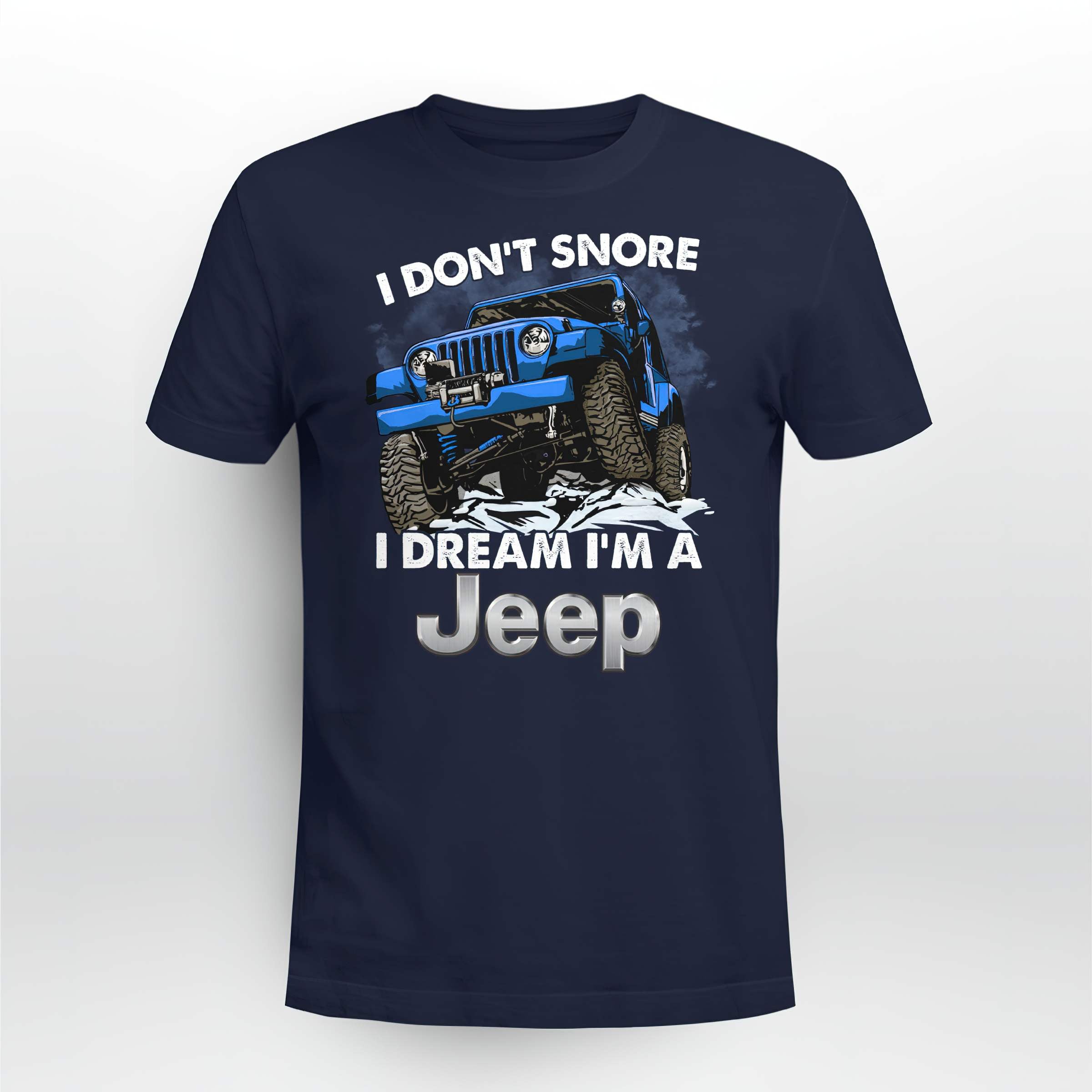 snore-jeep-christmas-t-shirt