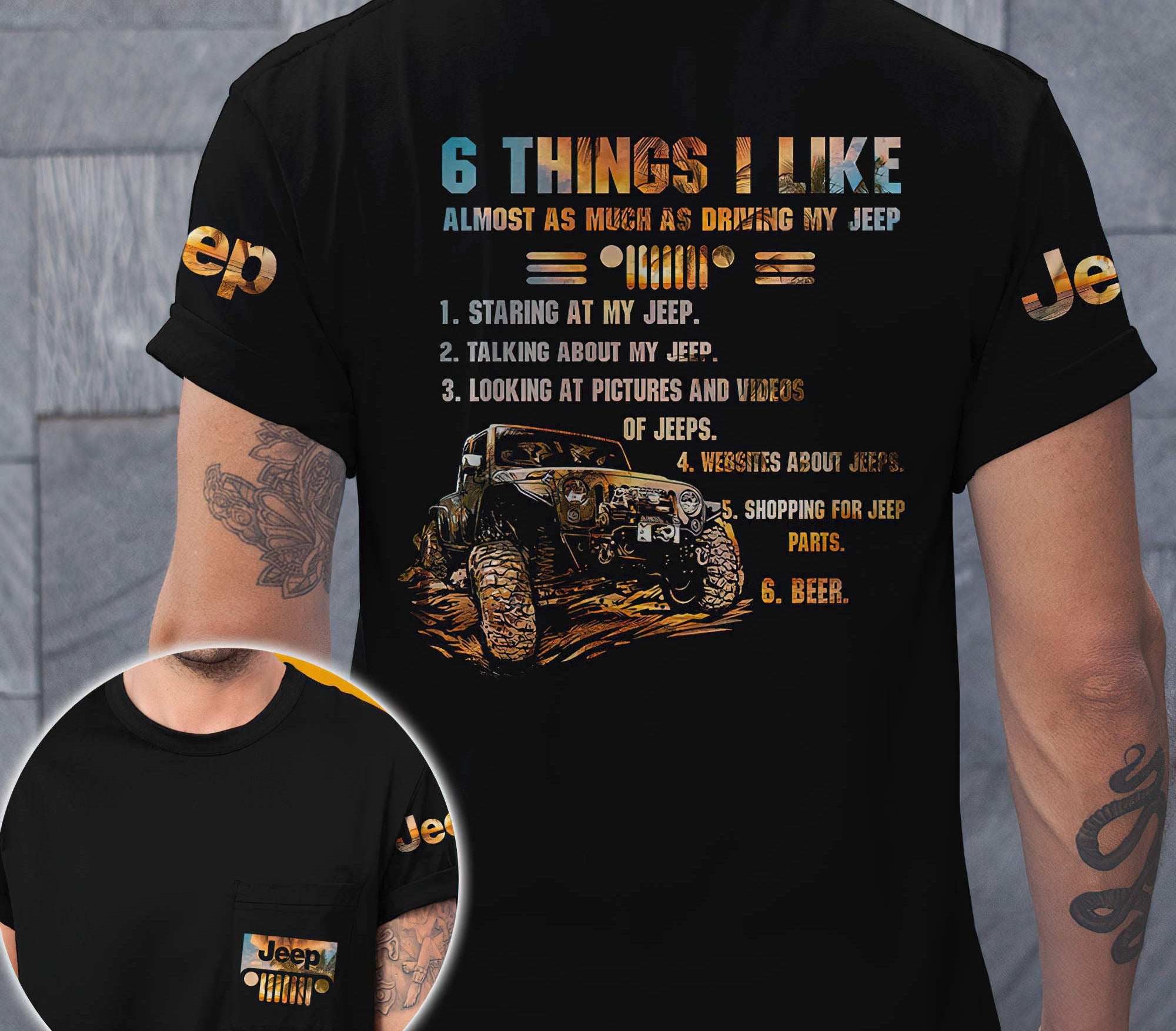 six-things-i-like-jeep-t-shirt