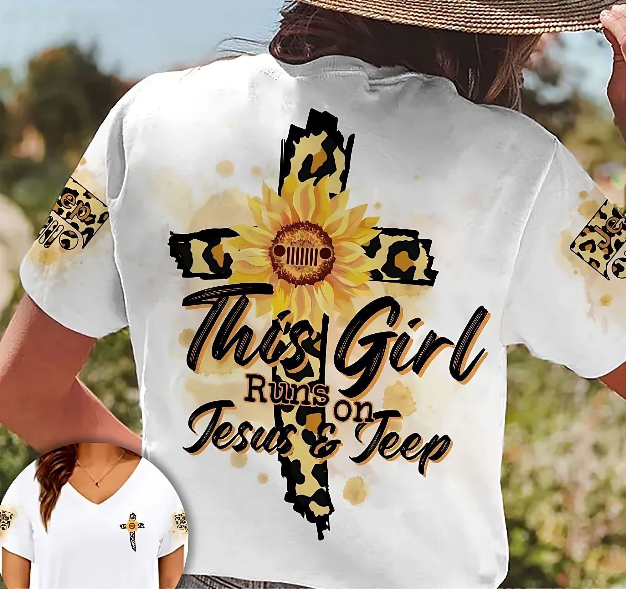 this-girl-runs-on-jesus-and-jeep-sunflower-all-over-print-t-shirt