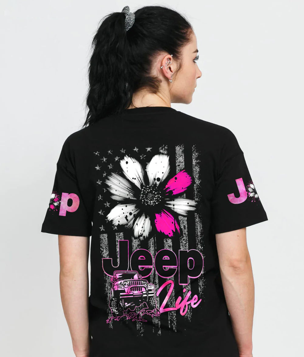 jeep-life-daisy-t-shirt