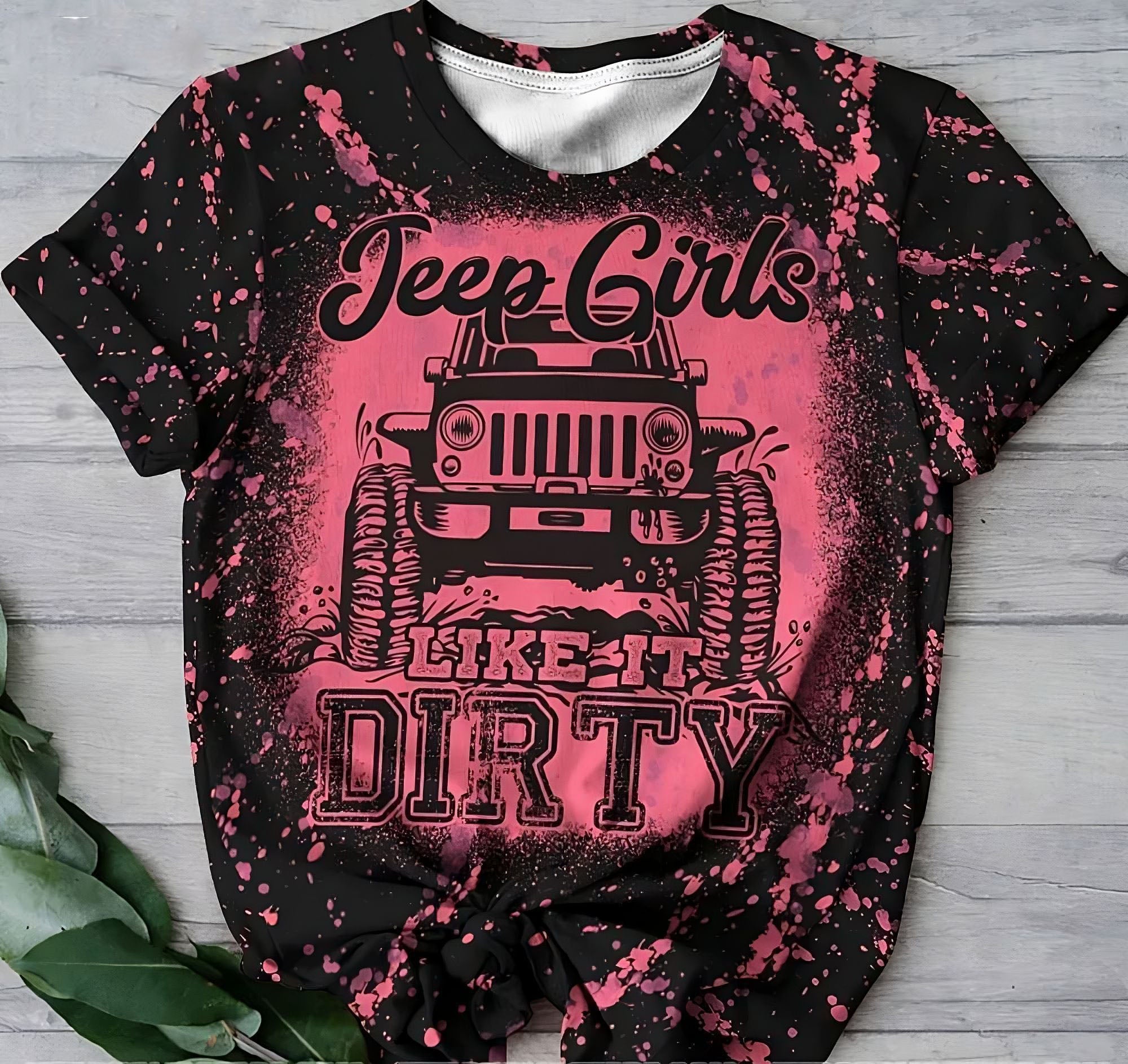 jeep-girls-like-it-dirty-pink-bleached-all-over-print-t-shirt