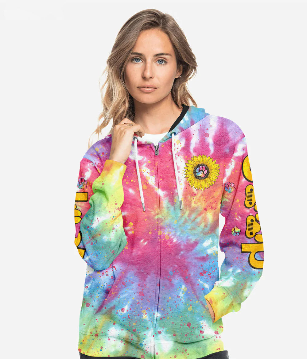 jeep-girl-sunflower-dog-tie-dye-hoodie