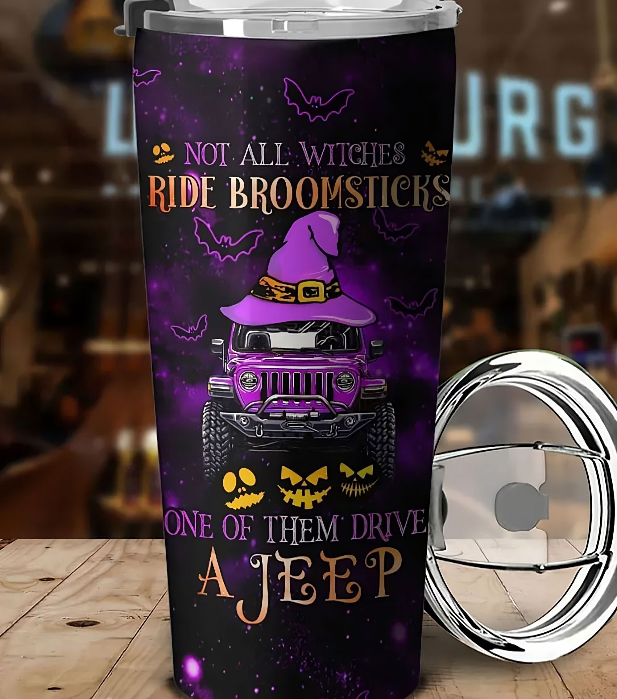 personalized-not-all-witches-ride-broomsticks-tumbler