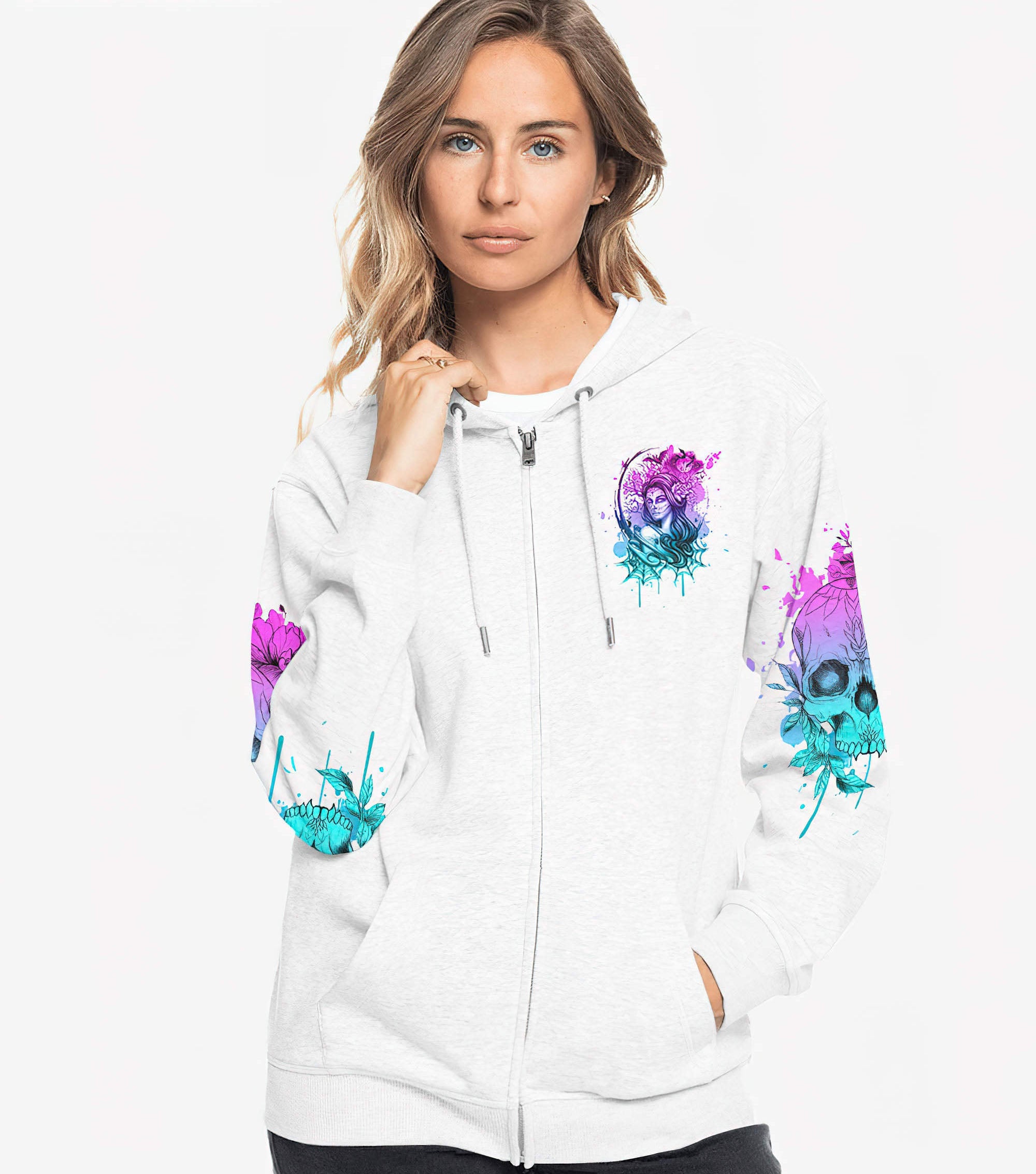 im-humble-enough-to-know-skull-girl-all-over-print-hoodie