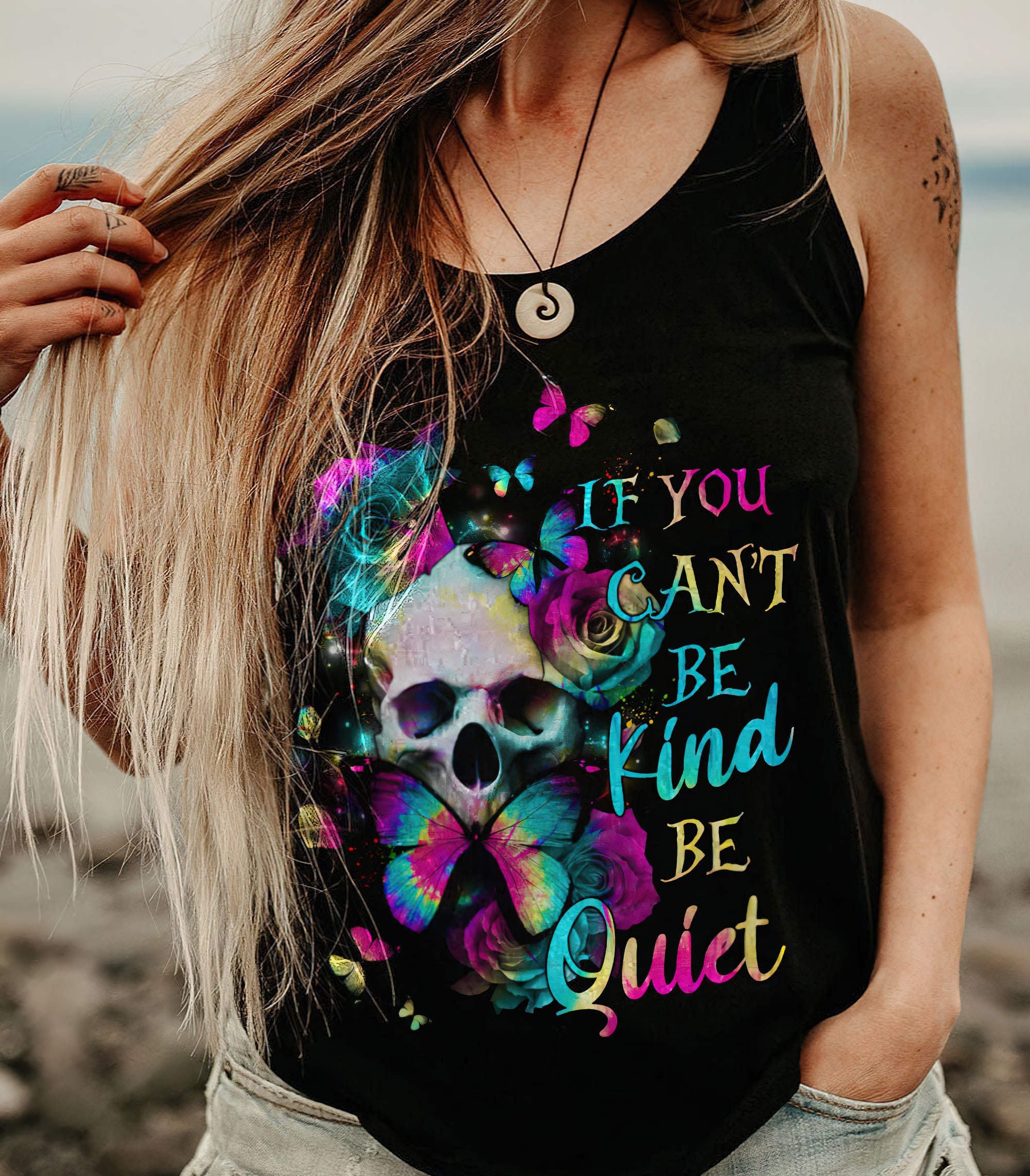 if-you-cant-be-kind-skull-all-over-print-tank-top