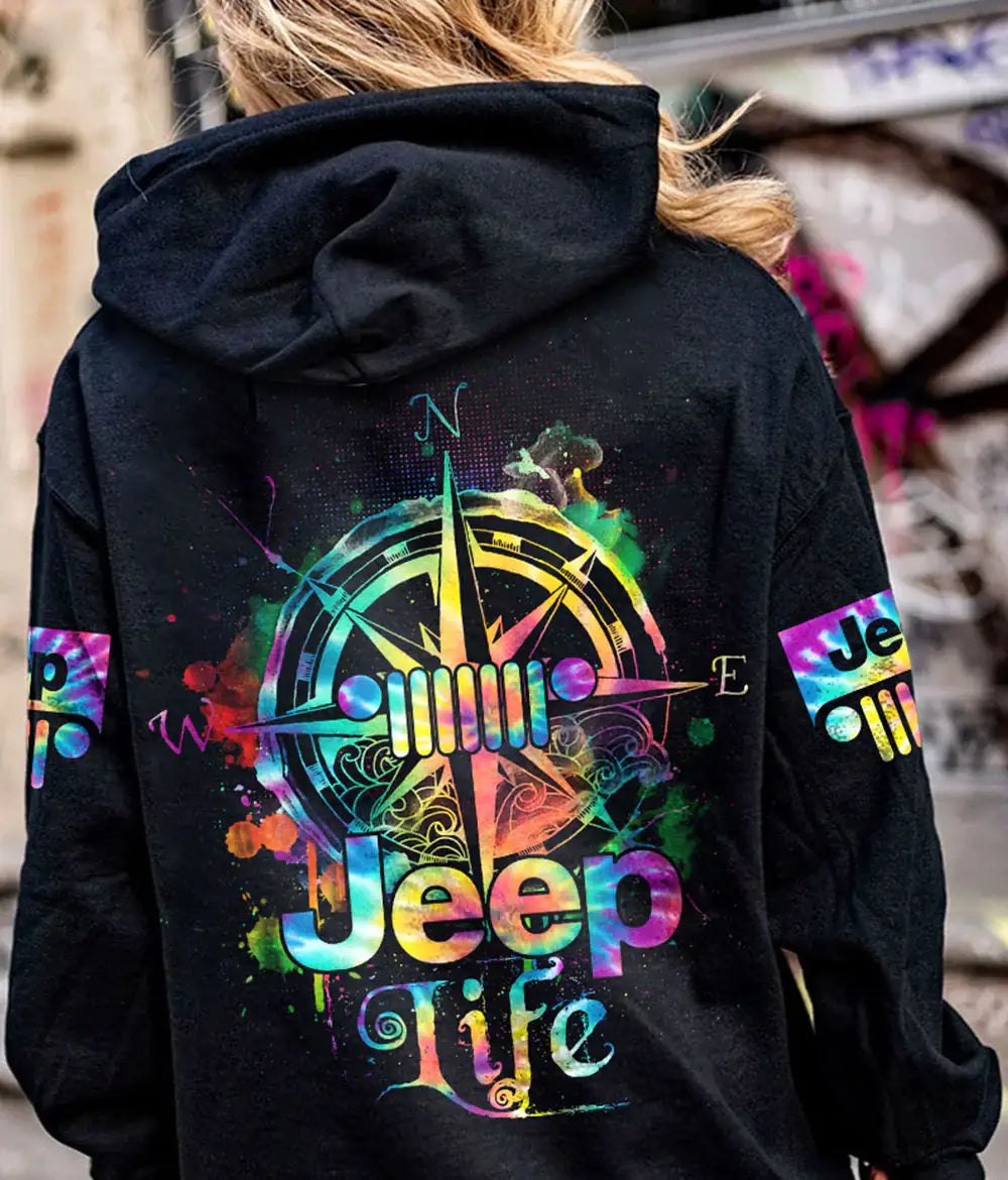 jeep-life-compass-beach-tie-dye-v2-hoodie