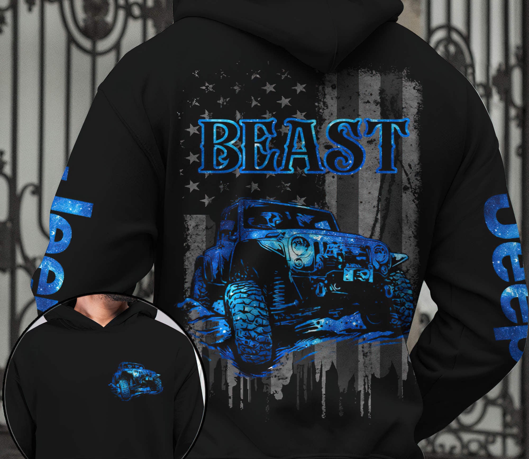 beast-beauty-jeep-off-road-couple-hoodie