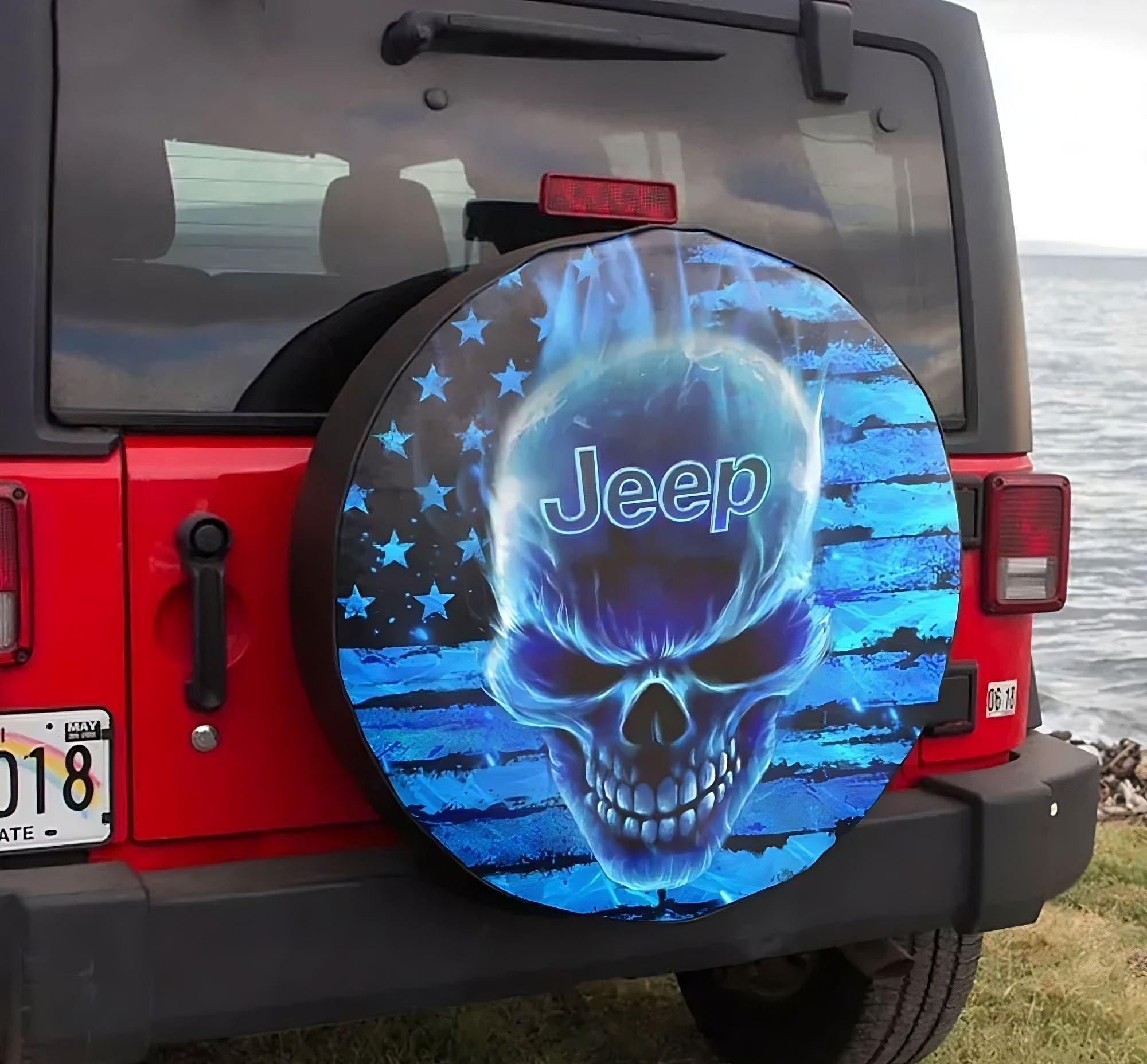 jeep-blue-flaming-skull-flag-automotive-spare-tire-cover